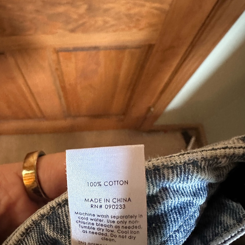 PacSun Light Blue Denim 90s Y2K Cargo Mini Skirt 100%cotton size 27 - Picture 7 of 7